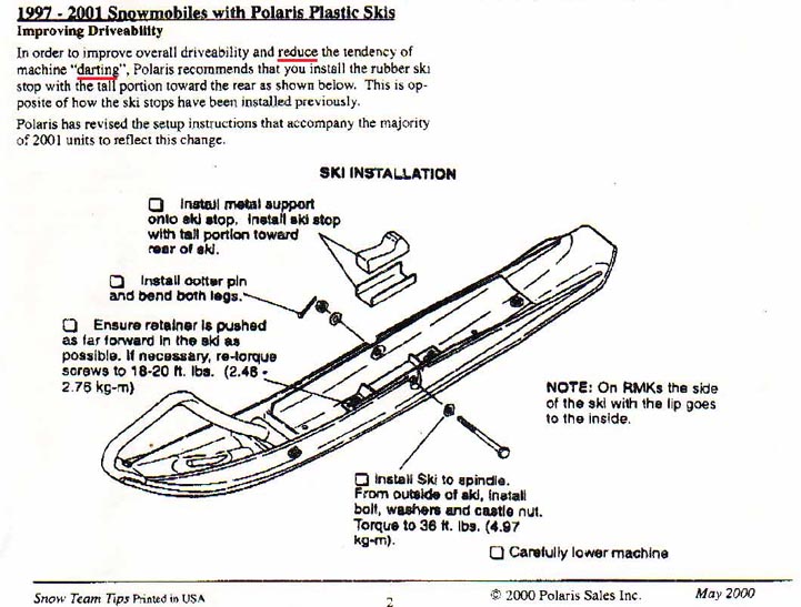 Polaris Snowmobile Drawing