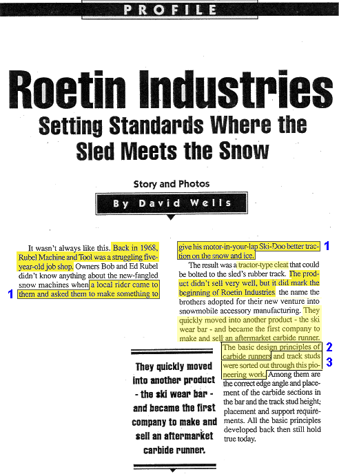 Roetin Industries Profile