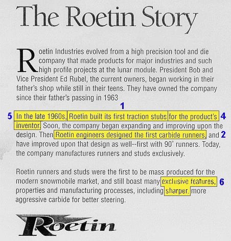 The Roetin Story from 1998